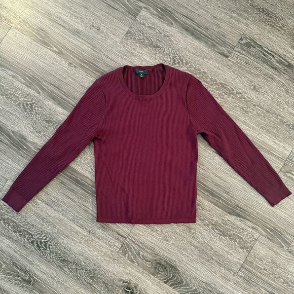 J. Crew Supersculpt Ribbed Sweater - Picture 1 of 9